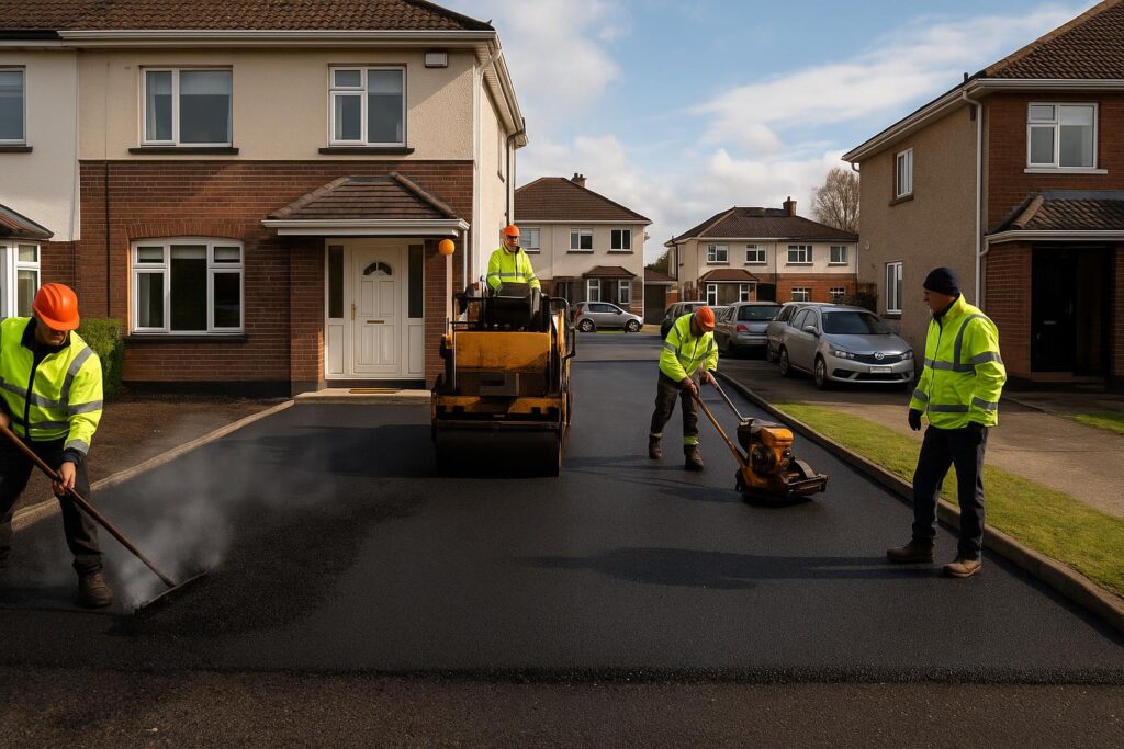 New Tarmac Driveway Installation