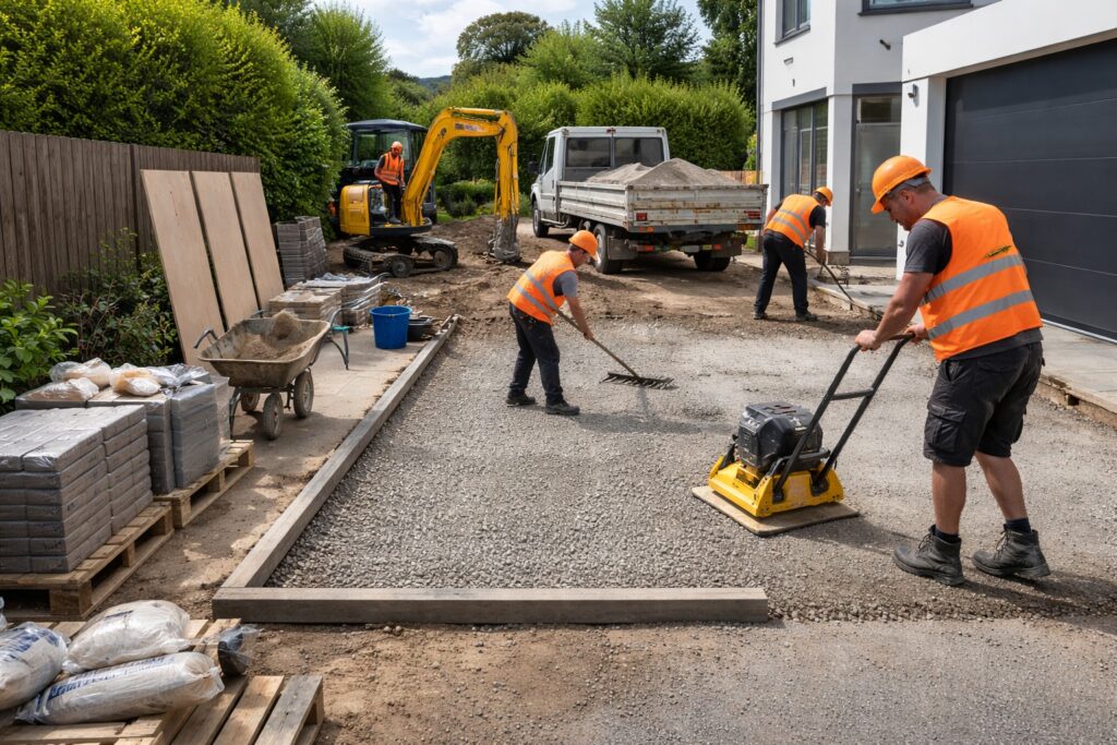 new driveway Dun Laoghaire
