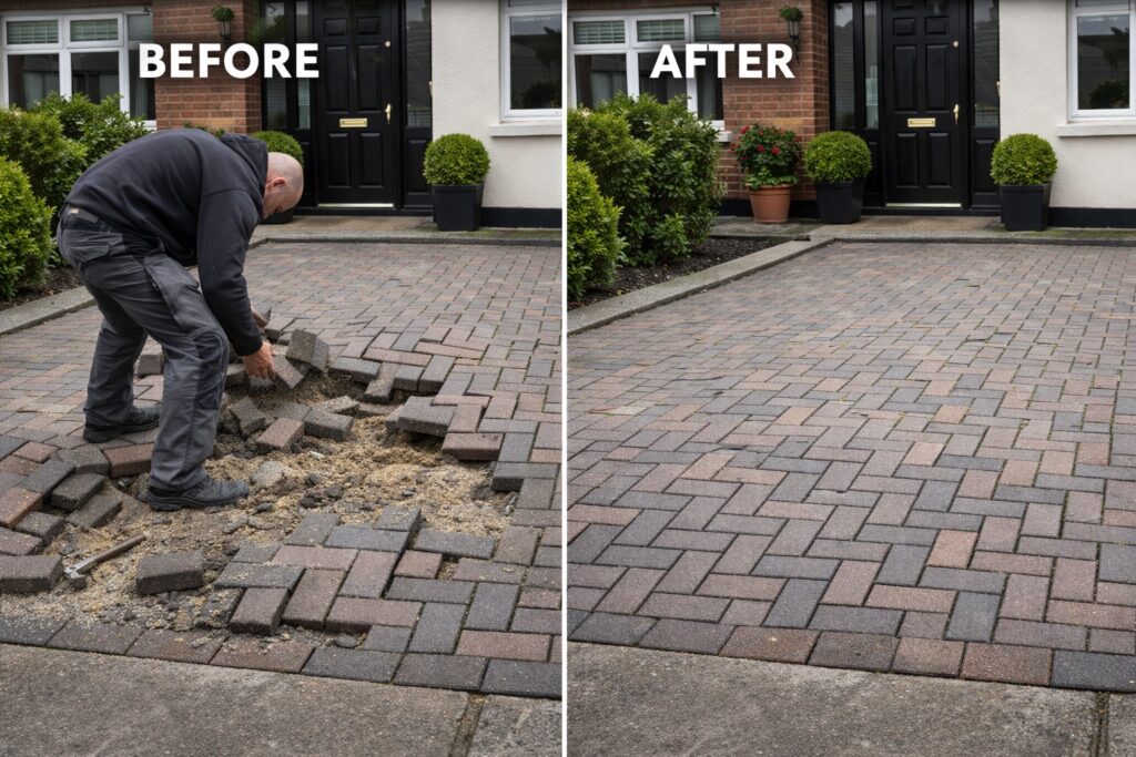 driveway repairs dun Laoghaire